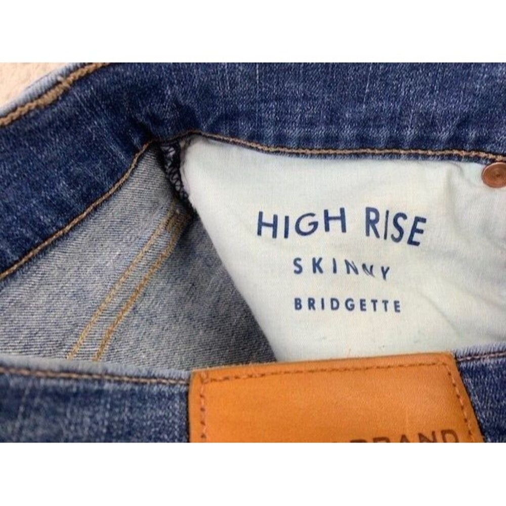 Lucky Brand  27x29 (Measured) Womens Jeans High Rise Skinny Bridgette Button Fly - Picture 5 of 5